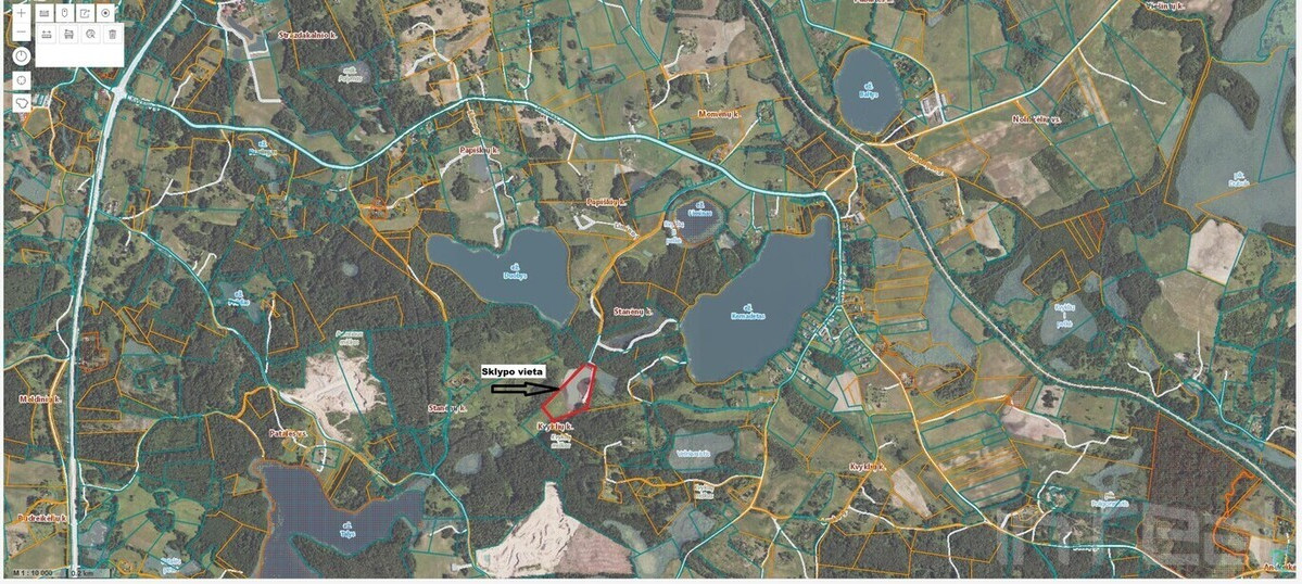 Parduodamas sklypas su nuosavu 1 ha ploto tvenkiniu Utenos raj., Stanėnų k 16