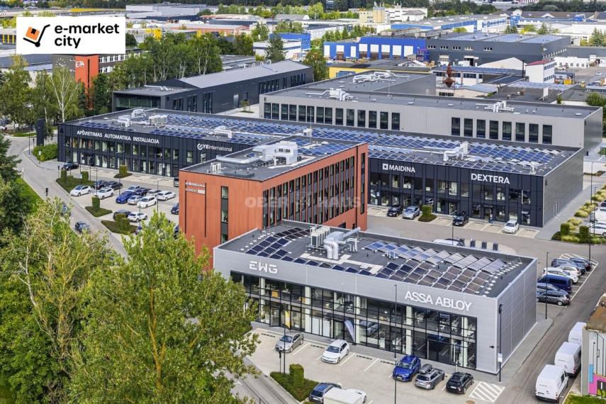 Nuomojamos administracinės, gamybinės, sandėliavimo patalpos Eišiškių pl., Kirtimai, Vilniaus m., Vilniaus m. sav., 545.75 m2 ploto 1