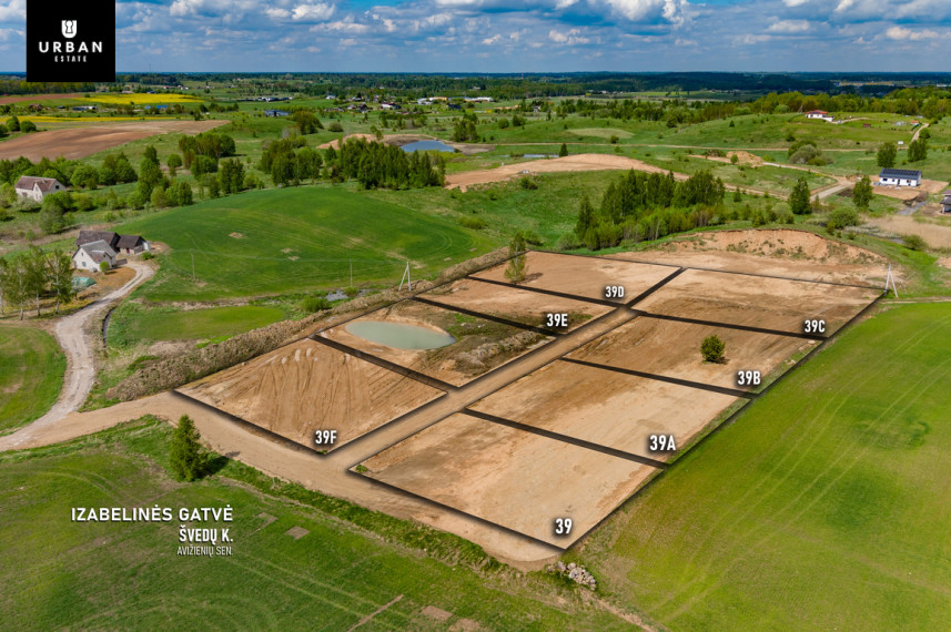 Parduodamas sklypas Izabelinės g., Švedų k., 10 a ploto 6