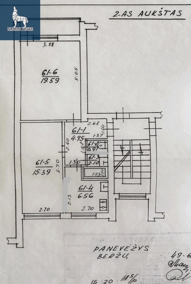 Parduodamas butas Beržų g., Žemaičiai, Panevėžio m., Panevėžio m. sav., 50 m2 ploto, 2 kambariai 11