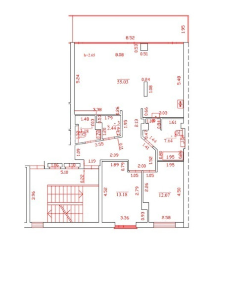 Parduodamas butas Pušų g., Žvėrynas, Vilniaus m., Vilniaus m. sav., 98 m2 ploto, 3 kambariai 35