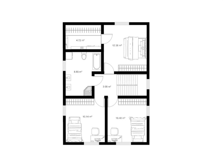 Parduodamas namas Klebniškių g., Daržininkų k., Vilniaus r. sav., 136.2 m2 ploto, 2 aukštai 12