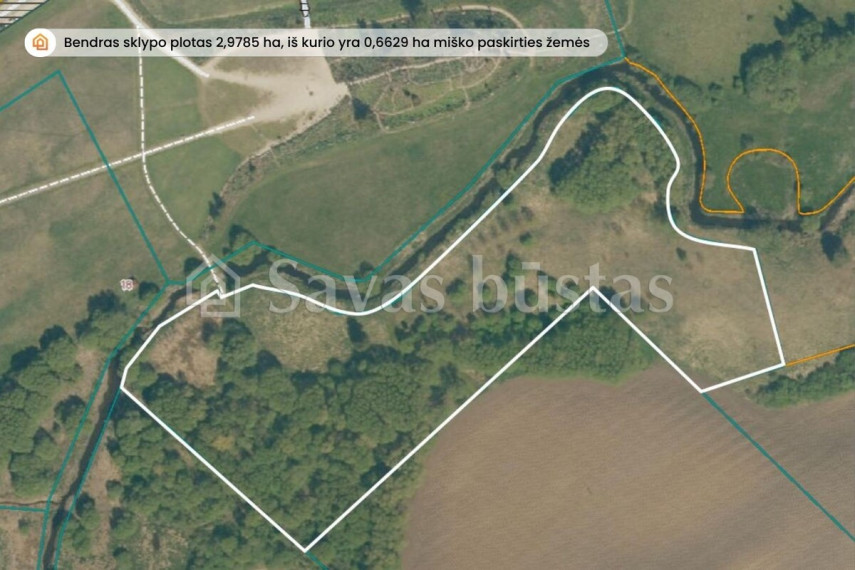 Parduodamas  sklypas Domantų k., Šiaulių r. sav., 297.85 a ploto 6