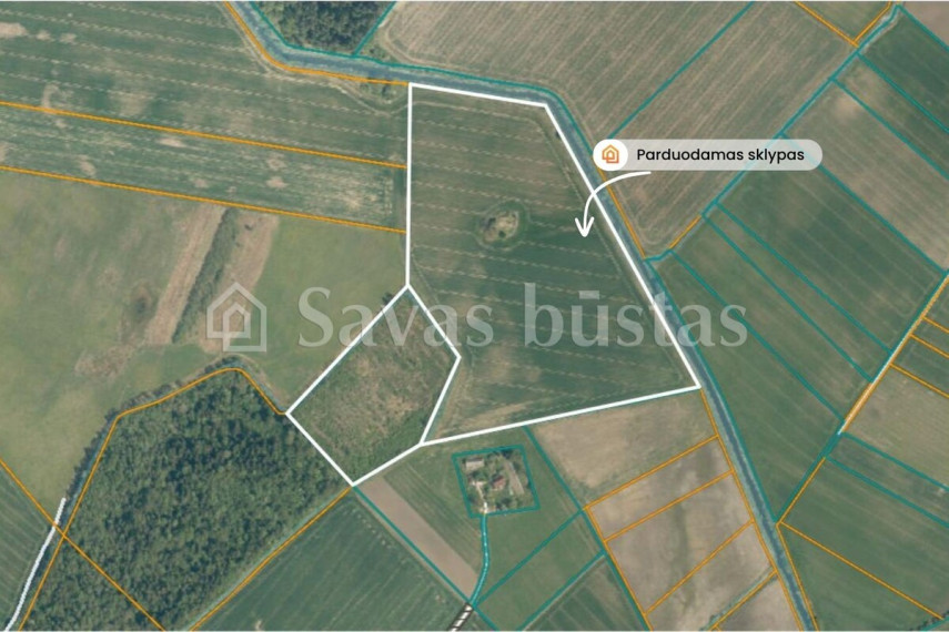 Parduodamas  sklypas Amalių k., Šiaulių r. sav., 1099.3 a ploto 6