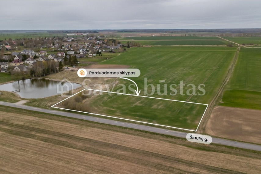 Parduodamas  sklypas Šiaulių g., Meškuičių mstl., Šiaulių r. sav., 46.5 a ploto 2