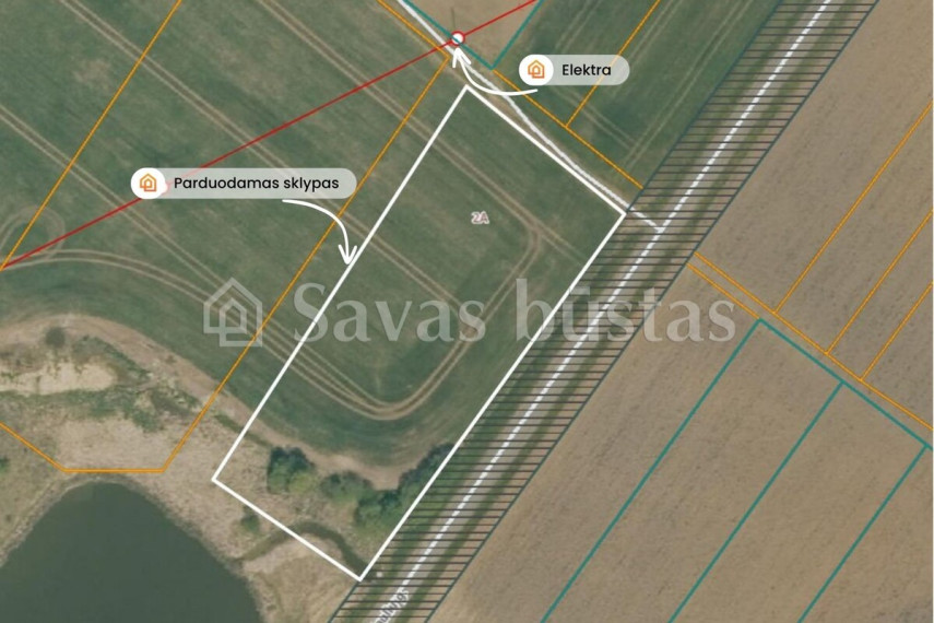 Parduodamas  sklypas Šiaulių g., Meškuičių mstl., Šiaulių r. sav., 46.5 a ploto 4