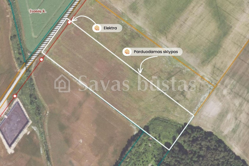 Parduodamas  sklypas Minelgių k., Pakruojo r. sav., 209.44 a ploto 6
