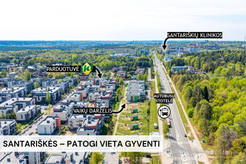 Parduodamas butas Santariškių g., Vilniaus m., Vilniaus m. sav., 82 m2 ploto, 4 kambariai 35