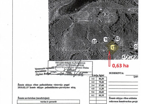 Parduodamas sklypas Baroniškės k., Švenčionių r. sav., 63 a ploto Parduodamas sklypas Baroniškės k., Švenčionių r. sav., 63 a ploto