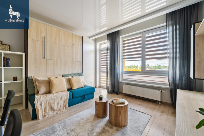 Parduodamas butas Eišiškių pl., Burbiškės, Vilniaus m., Vilniaus m. sav., 28.56 m2 ploto, 1 kambariai 2