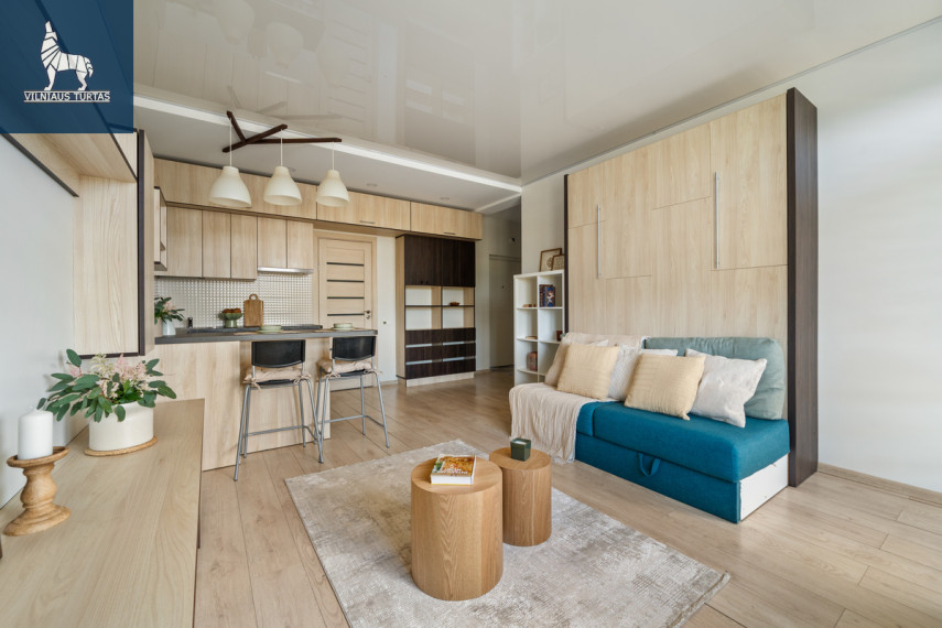 Parduodamas butas Eišiškių pl., Burbiškės, Vilniaus m., Vilniaus m. sav., 28.56 m2 ploto, 1 kambariai 5