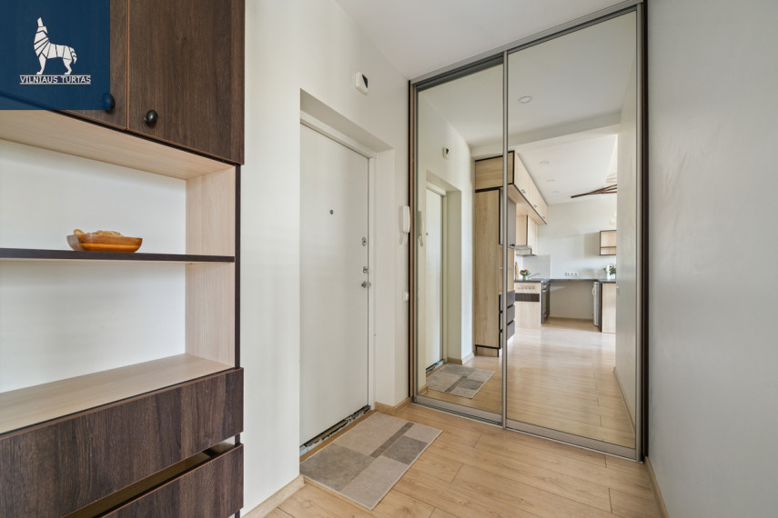 Parduodamas butas Eišiškių pl., Burbiškės, Vilniaus m., Vilniaus m. sav., 28.56 m2 ploto, 1 kambariai 13