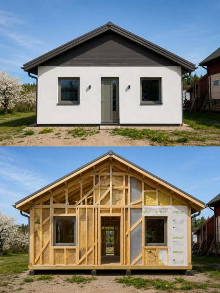 Parduodamas namas Drebulių g., Vaitelių k., Klaipėdos r. sav., 50.00 m² ploto 3 kambariai 2