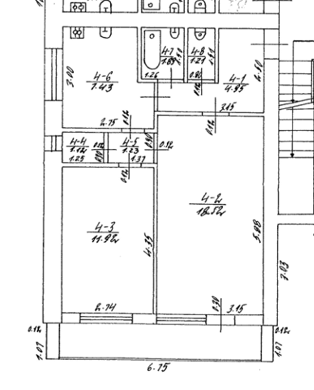 Parduodamas butas Morkūniškio g., Rudilių k., Kupiškio r. sav., 48.27 m² ploto 2 kambariai 14