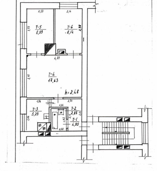 Parduodamas butas Piliakalnio g., Dubičių k., Varėnos r. sav., 9.58 m² ploto 3 kambariai 13
