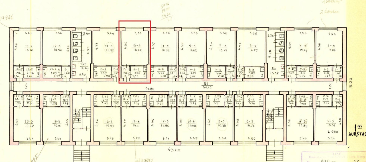 Parduodamas butas Vilties g., Rožės, Panevėžio m., Panevėžio m. sav., 19.16 m² ploto 1 kambarys 10