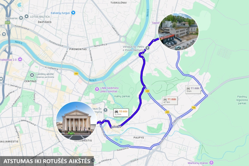 Nuomojamos administracinės, gamybinės, paslaugų, prekybos, sandėliavimo patalpos L. Sapiegos g., Vilniaus m., Vilniaus m. sav., 900.21 m2 ploto 19