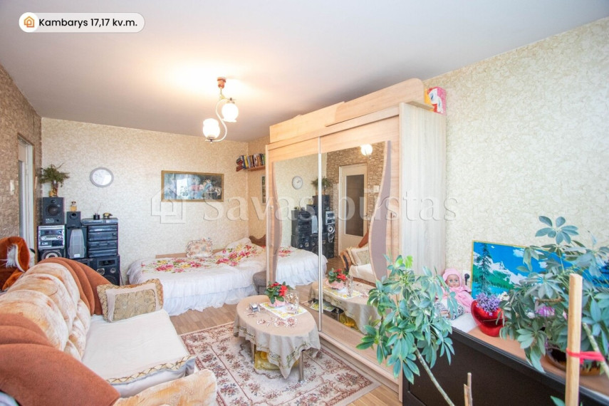 Parduodamas butas Šiaulių m., Šiaulių m. sav., 36.43 m2 ploto, 1 kambariai 4