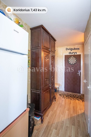 Parduodamas butas Šiaulių m., Šiaulių m. sav., 36.43 m2 ploto, 1 kambariai 11