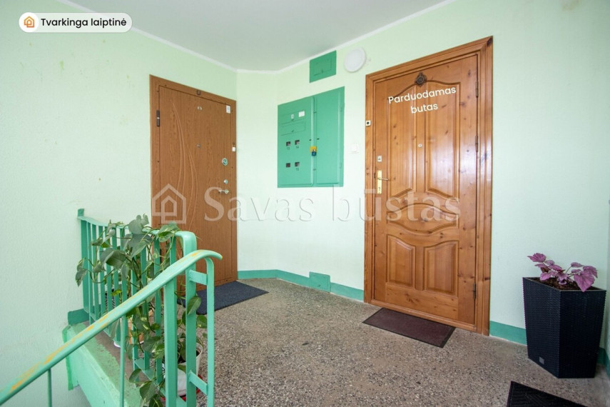 Parduodamas butas Šiaulių m., Šiaulių m. sav., 36.43 m2 ploto, 1 kambariai 15