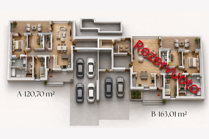 Parduodamas namas Vėjo g., Žukiškių k., Trakų r. sav., 120.7 m2 ploto, 1 aukštai 22