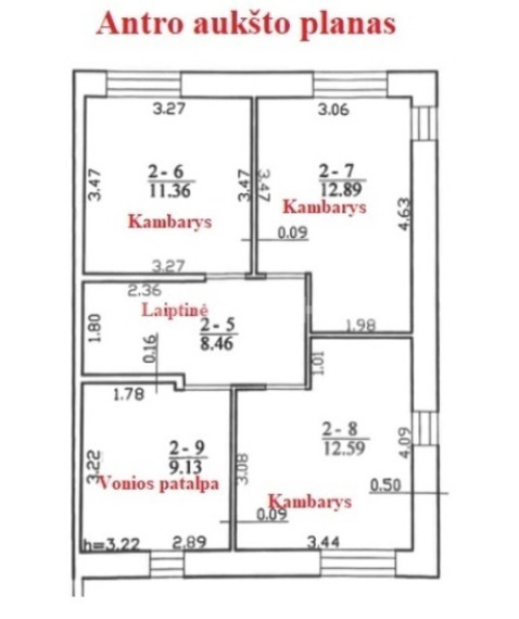Parduodamas namas Gėlainių g., Stetiškiai, Panevėžio m., Panevėžio m. sav., 107.68 m2 ploto, 2 aukštai 9