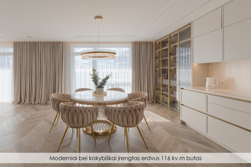 Parduodamas butas Juozo Rutkausko g., Vilniaus m., Vilniaus m. sav., 116 m2 ploto, 4 kambariai 2