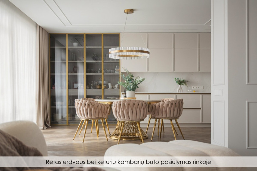 Parduodamas butas Juozo Rutkausko g., Vilniaus m., Vilniaus m. sav., 116 m2 ploto, 4 kambariai 5