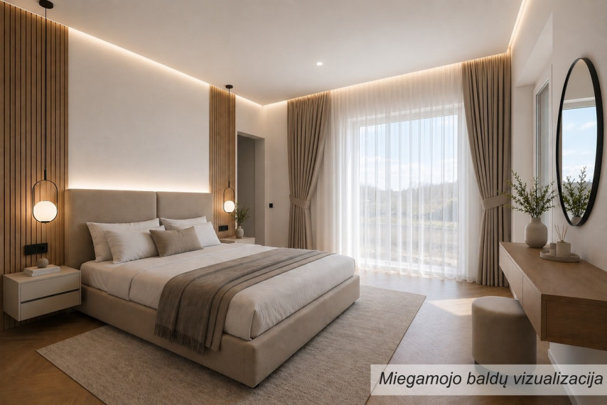 Parduodamas namas Juditos Vaičiūnaitės g., Vilniaus m., Vilniaus m. sav., 124.32 m2 ploto, 1 aukštai 6