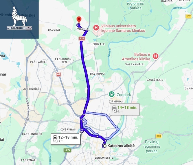Nuomojamas butas Bajorų kel., Visoriai, Vilniaus m., Vilniaus m. sav., 61 m2 ploto, 2 kambariai 37