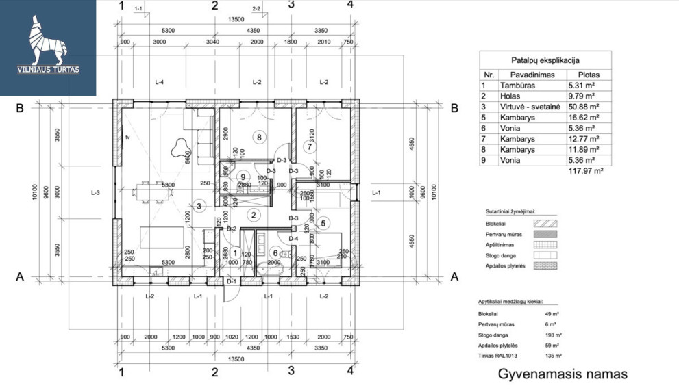 Parduodamas namas Bitininkų g., Marazų k., Šalčininkų r. sav., 120 m2 ploto, 1 aukštai 14