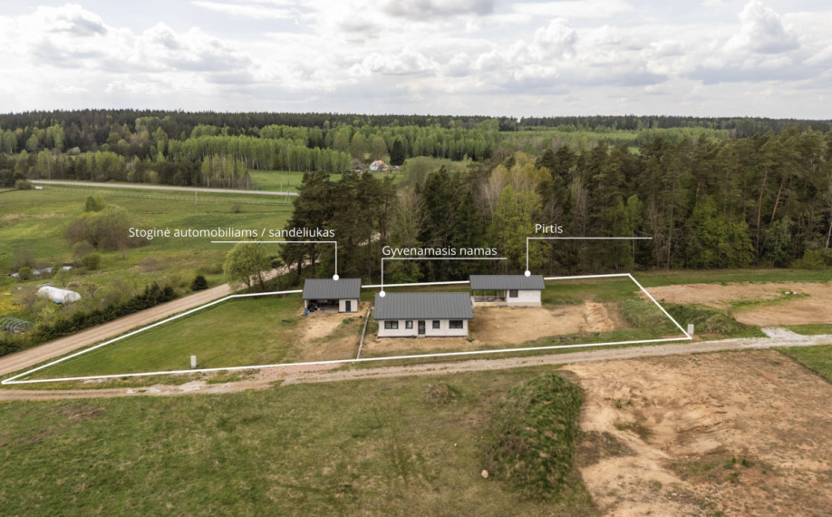 Parduodamas namas Bitininkų g., Marazų k., Šalčininkų r. sav., 120 m2 ploto, 1 aukštai 2