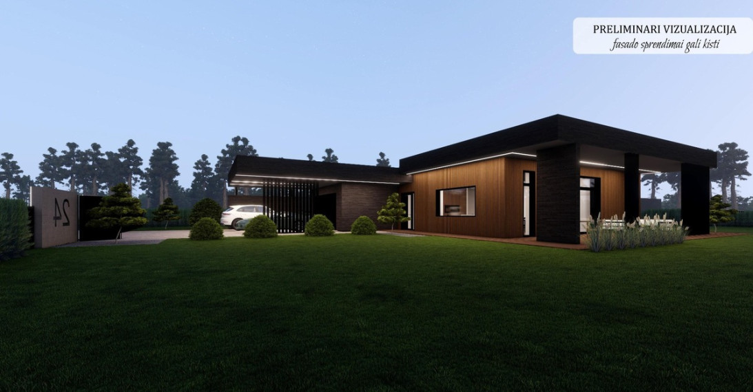Parduodamas namas Kaštanėlių g., Kalnalaukio k., Širvintų r. sav., 192.35 m2 ploto, 1 aukštai 4