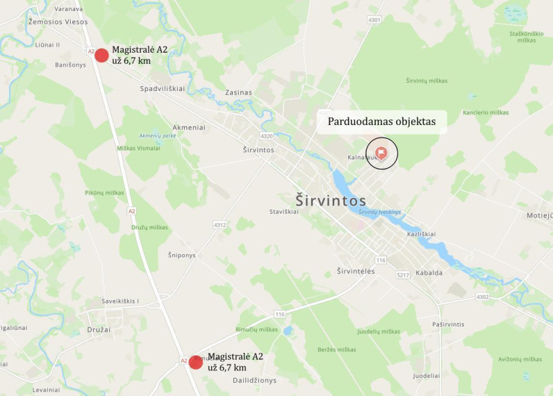 Parduodamas namas Kaštanėlių g., Kalnalaukio k., Širvintų r. sav., 192.35 m2 ploto, 1 aukštai 24