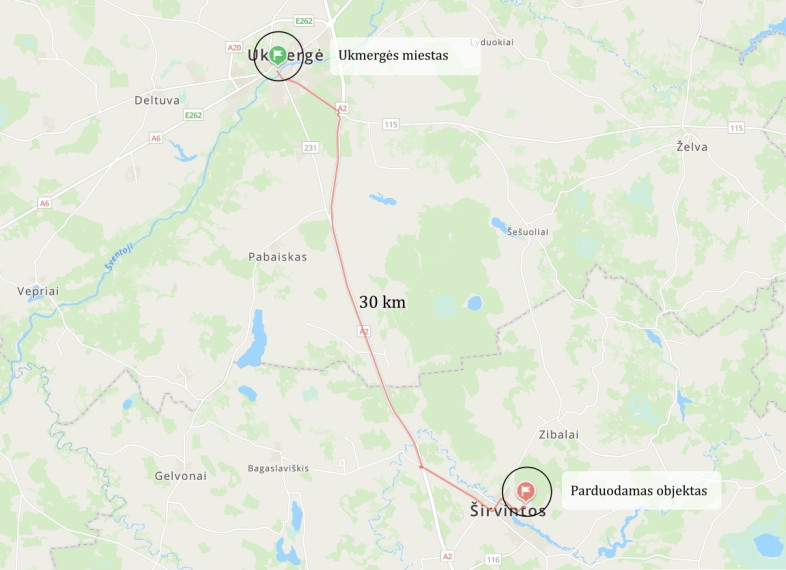 Parduodamas namas Kaštanėlių g., Kalnalaukio k., Širvintų r. sav., 192.35 m2 ploto, 1 aukštai 25