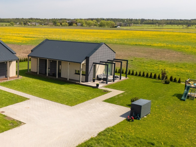 Parduodamas namas Lazdynėlių g., Baukštininkų k., Klaipėdos r. sav., 74.71 m2 ploto, 1 aukštai 46