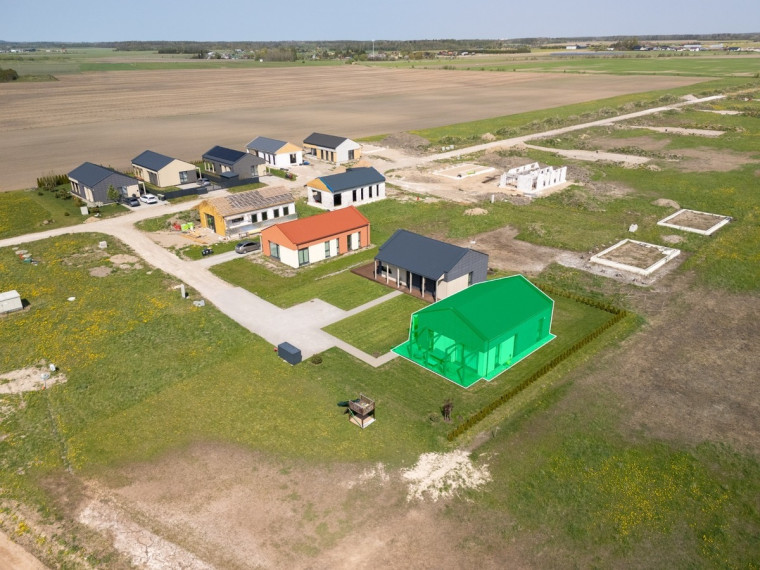 Parduodamas namas Lazdynėlių g., Baukštininkų k., Klaipėdos r. sav., 74.71 m2 ploto, 1 aukštai 49