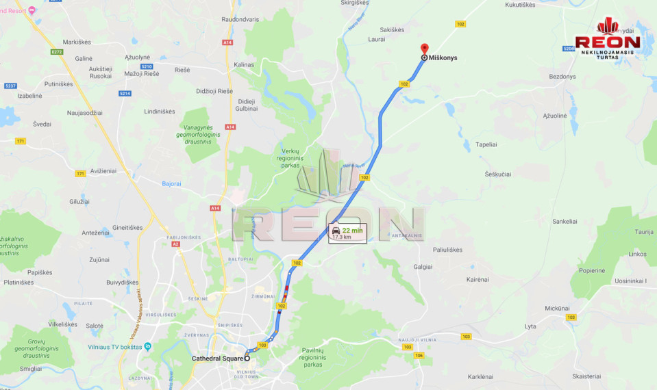 Parduodamas  sklypas Miškonių k., Vilniaus r. sav., 106 a ploto 12