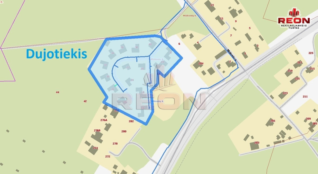 Parduodamas  sklypas Miškonių k., Vilniaus r. sav., 106 a ploto 14