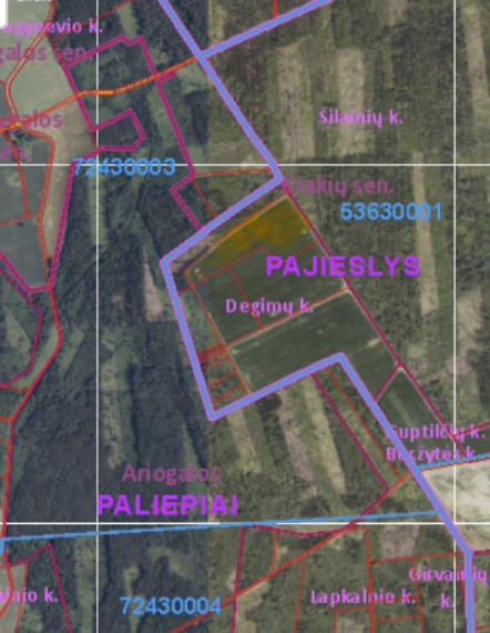 Parduodamas sklypas Degimų k., Kėdainių r. sav., 1063.00 a ploto 1