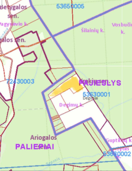 Parduodamas sklypas Degimų k., Kėdainių r. sav., 1063.00 a ploto 2