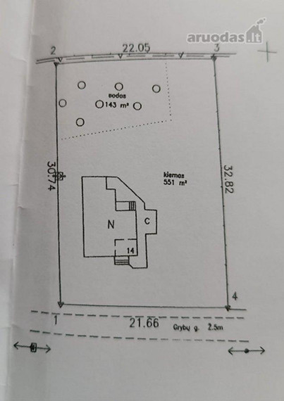 Parduodamas namas Grybų g., Juodiškių k., Molėtų r. sav., 60.00 m² ploto 2 kambariai 15