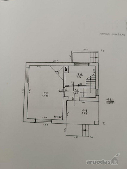 Parduodamas namas Grybų g., Juodiškių k., Molėtų r. sav., 60.00 m² ploto 2 kambariai 16