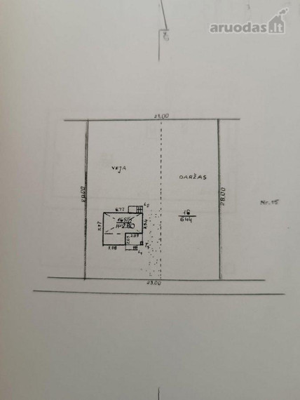 Parduodamas namas Grybų g., Juodiškių k., Molėtų r. sav., 60.00 m² ploto 2 kambariai 17