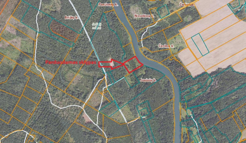 Parduodamas sklypas Joninių k., 170.17 a ploto 3