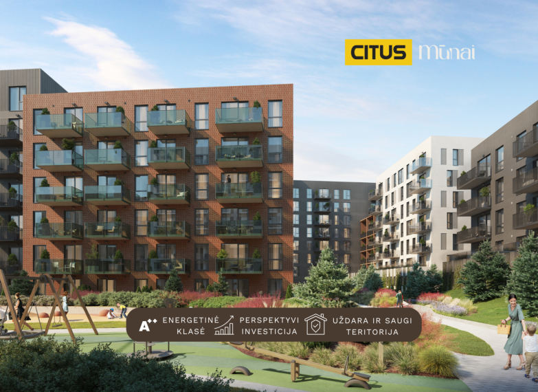 Parduodamas butas Kareivių g., Žirmūnai, Vilniaus m., Vilniaus m. sav., 40.62 m² ploto 2 kambariai 9