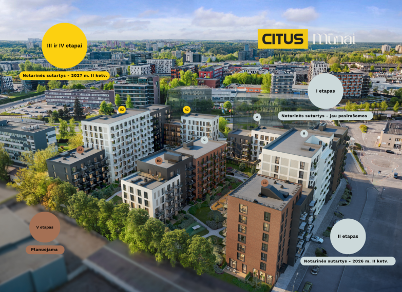 Parduodamas butas Kareivių g., Žirmūnai, Vilniaus m., Vilniaus m. sav., 50.94 m² ploto 2 kambariai 16