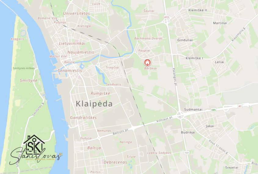 PARDUODAMAS KOTEDŽAS KLAIPĖDOJE, BARŠKIŲ G. 22 37