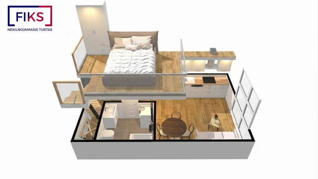 Parduodamas butas Brastos g., Vilijampolė, Kauno m., Kauno m. sav., 29.00 m² ploto 1 kambarys 13