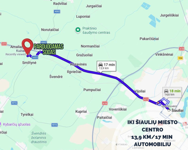 Parduodamas namas Sodo g., Beržynės k., Šiaulių r. sav., 82.41 m2 ploto, 1 aukštai 21